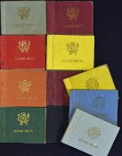 Wolverhampton Wanderers season ticket books for 1959/1960 to 1969/1970 inclusive, unused stubs to