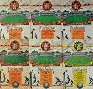 Wolverhampton Wanderers Reserves v Blackburn Rovers 1947/48, 1950/51, 1951/52, 1952/53, 1953/54,