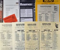 Wolverhampton Wanderers Reserves v Manchester United 1970/71, 1971/72, 1972/73, 1973/74, 1974/75,
