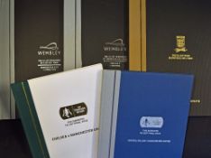 FA Cup Final Hardback programme collection to include 2011 Manchester City v Stoke City, 2012