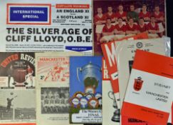 Collection of Manchester United items to include 1963/64 Manchester Utd v WBA (Best debut), 1956