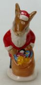 Royal Doulton Bunnykins figure Santa Christmas tree ornament DB62,