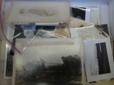 A quantity of mainly WWI and other military photographs including mounted soldiers
