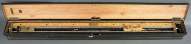 An intricate surveyor's all-angle level by J Rabone & Sons, Birmingham,