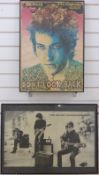 Bob Dylan Don't Look Back in Anger poster (64 x 43cm) and Velvet Underground poster (40 x 68cm)