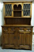 An oak Old Charm style dresser,