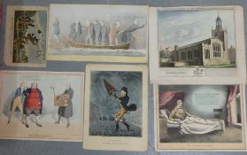 Four coloured prints by W Davison Alnwick 'London Sportsmen' 'Finding a Hare',