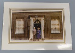 Signed Margaret Thatcher Christmas card from 10 Downing Street (Jane Parsons collection)