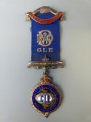 A cased silver RAOB medal with certificate presented to James Ball, Cirencester Lodge,