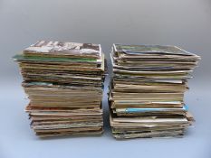 A large collection of postcards includes Edwardian, Bombay military, comic, McGill, transport,