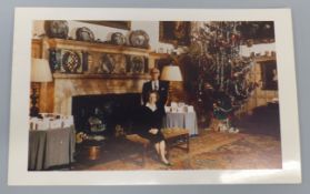 Signed Margaret and Dennis Thatcher Christmas card from 10 Downing Street (Jane Parsons collection)