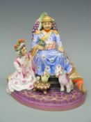 Peggy Davies limited edition 17/100 large figural group The Kublai Khan