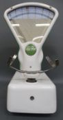 A set of Avery shop scales with price per pound,