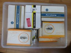 A large quantity of Acrotone boxed false teeth, mostly mounted on strips by Wright Health Group,