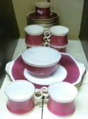 Royal Albert Crown China tea ware comprising 7 cups, 11 saucers,