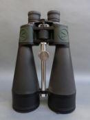 A cased pair of Visionary-HD-T 20 x 80 binoculars