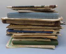 A large quantity of ephemera, including theatre scripts, programmes, music,