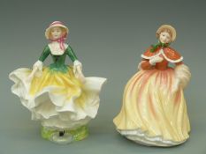 Royal Doulton figurines Becky and Autumn,