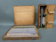 A 19thC cased set of ten graduated hydrometers by Gerhardt of Bonn,