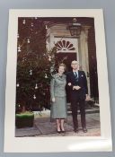 Signed Margaret Thatcher Christmas card from 10 Downing Street (Jane Parsons collection)