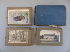 A collection of vintage postcards,