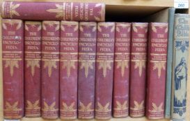 The Children's Encyclopaedia (c1940s) in 10 volumes,