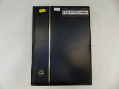 A large stockbook of Czechoslovakia stamps