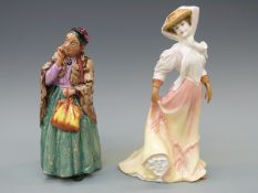 Two Royal Doulton figurines Bridget HN2070 and The Open Road HN4161,