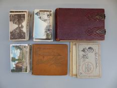 A collection of ephemera including postcards from early 20thC onwards, Port Jaffa, Fleet, Reading,