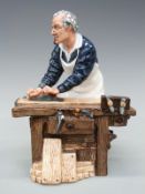 A Royal Doulton character figure The Carpenter HN2678,
