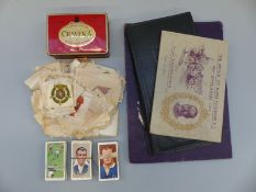 A quantity of cigarette cards including dogs, birds,