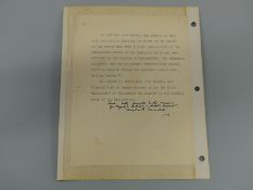 Winston Churchill letter to Princess Elizabeth 'In 1937 his late Majesty was advised to make this