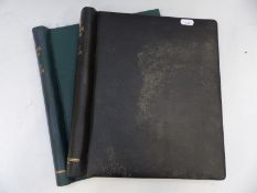 Two GB Windsor stamp albums, includes 1d black (three margins),
