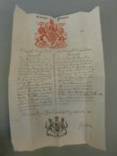 A Victorian Courier's passport signed by Earl Granville, to allow Captain Howarth,