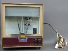 A cased set of Oertling jeweller's or laboratory scales