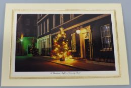 Signed John Major Christmas card from 10 Downing Street (Jane Parsons collection)