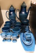 A retro Carltonware coffee service, cruet,