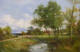 David Bates (1843-1927) oil on canvas,