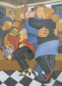 Beryl Cook 'Shall We Dance' signed limited edition (211/650) print with blind stamp lower left and