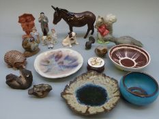 Beswick donkey, Beatrix Potter figure, bulldog, animal figures,
