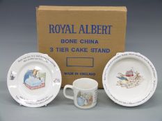 Royal Albert Old Country Roses cake stand in box,