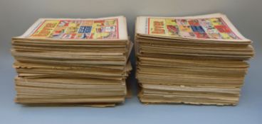A large quantity of 1940's and later comics including Wizard, Adventure, The Rover, Champion, Swift,