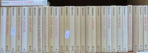 A collection of Observer's books including Tanks, Awards & medals,