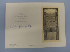 Clement Attlee signed 1948,