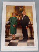 Signed Margaret Thatcher Christmas card from 10 Downing Street (Jane Parsons collection)