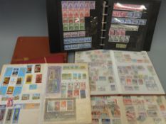 Six stockbooks of Commonwealth and foreign stamps