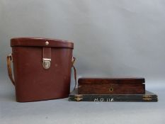 A cased pair of Carl Zeiss Jena Jenoptem 7x50 binoculars,