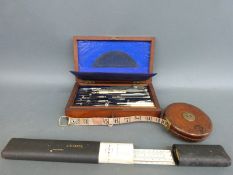 A set of draughtman's instruments,