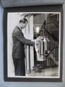 A mid 20thC photograph album including a royal visit,