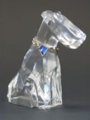 Swarovski Symbols Classics figure Airedale Terrier in original box, 11.5cm tall.